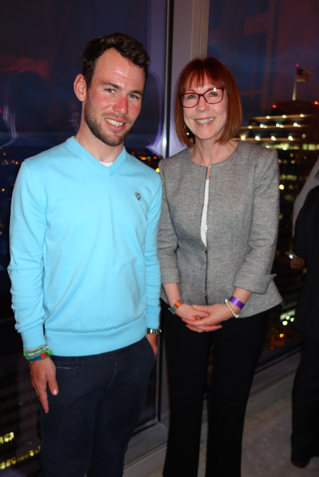 Photo of Mary Antoine and Mark Cavendish
